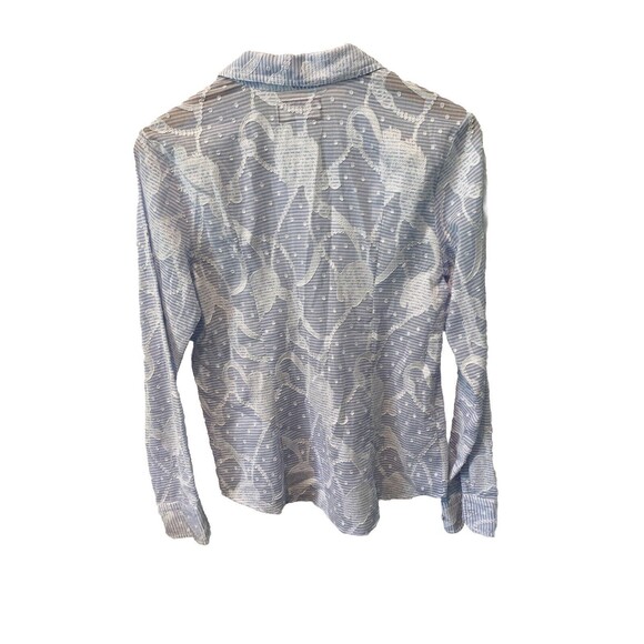 Johnny Was FLORE SEERSUCKER BUTTON DOWN SHIRT Sz XS - Picture 8 of 8